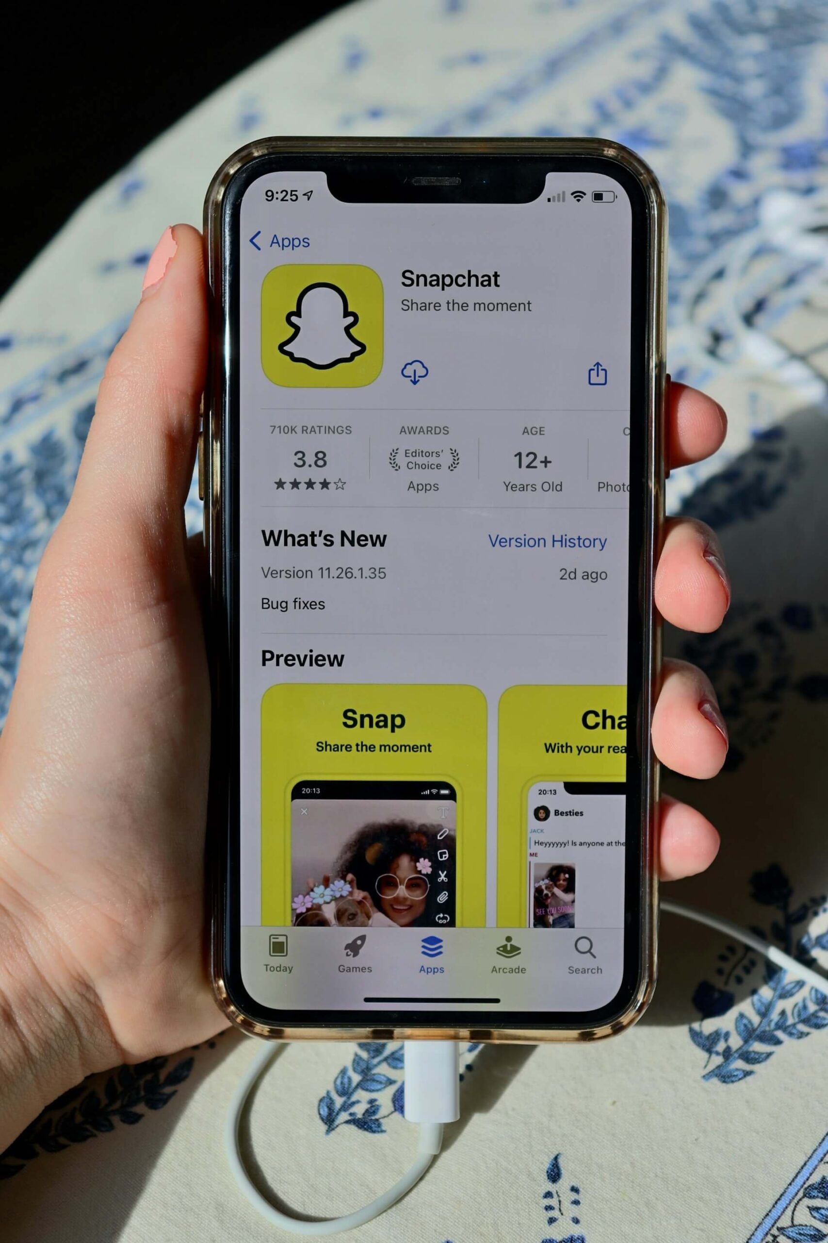 Download Snapchat app