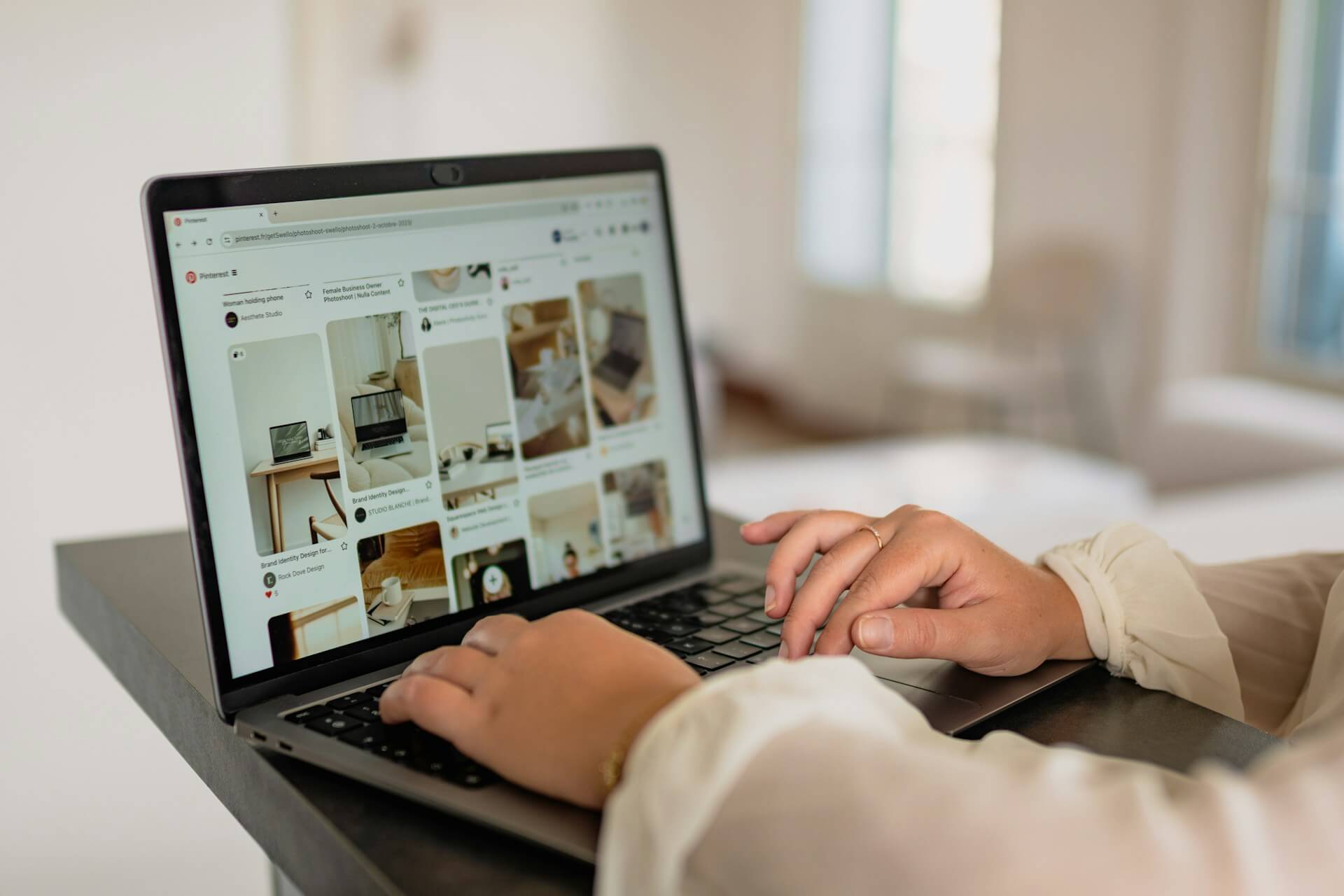 Pinterest på computeren
