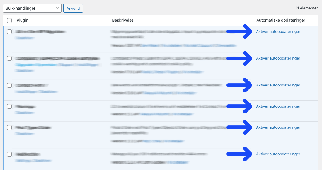 Sådan autoopdaterer du plugin WordPress