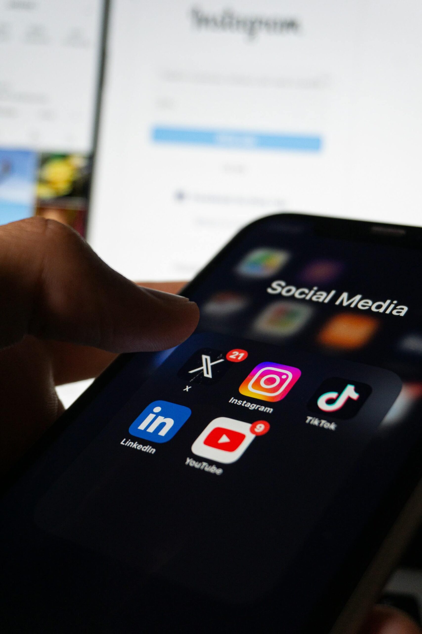 Sociale medier apps